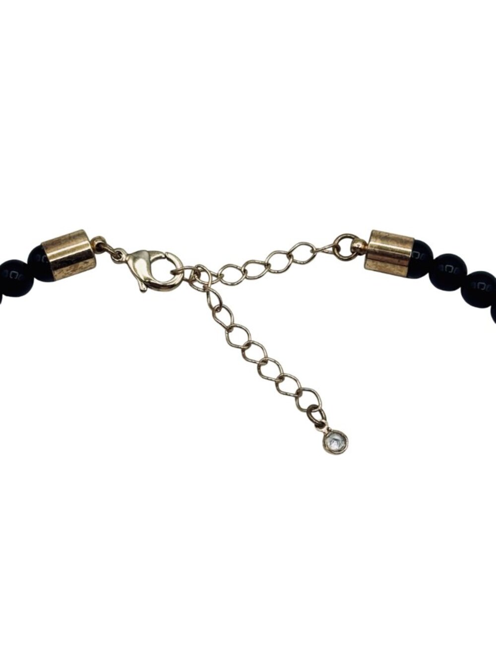 Chunky Black & White Glossy Bead Necklaces Statement Big Bold Acrylic 26" & 18" - Picture 6 of 11